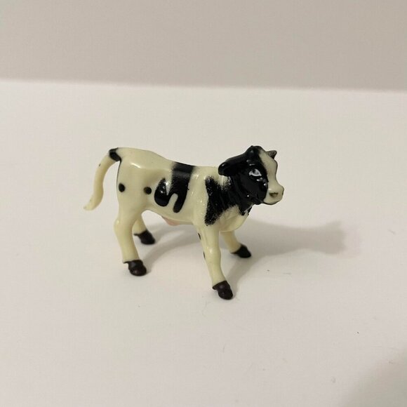 Lot of 3 ERTL Mini Animal Figures Cows and Horse - Picture 16 of 16